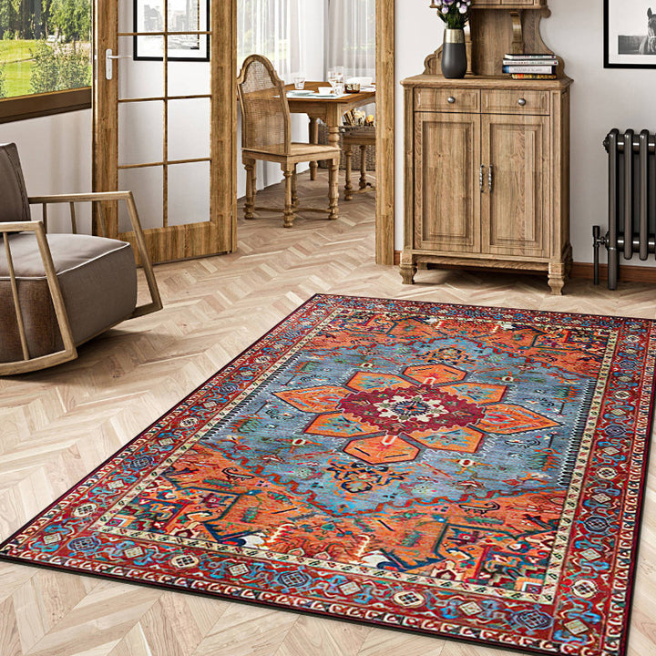 Ornate Vintage-Inspired Area Rug