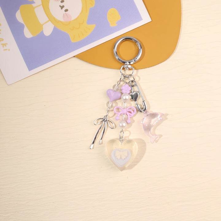 Playful keychain with colorful charms Stornfield