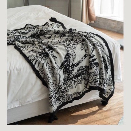 Decorative Woven Throw Blanket