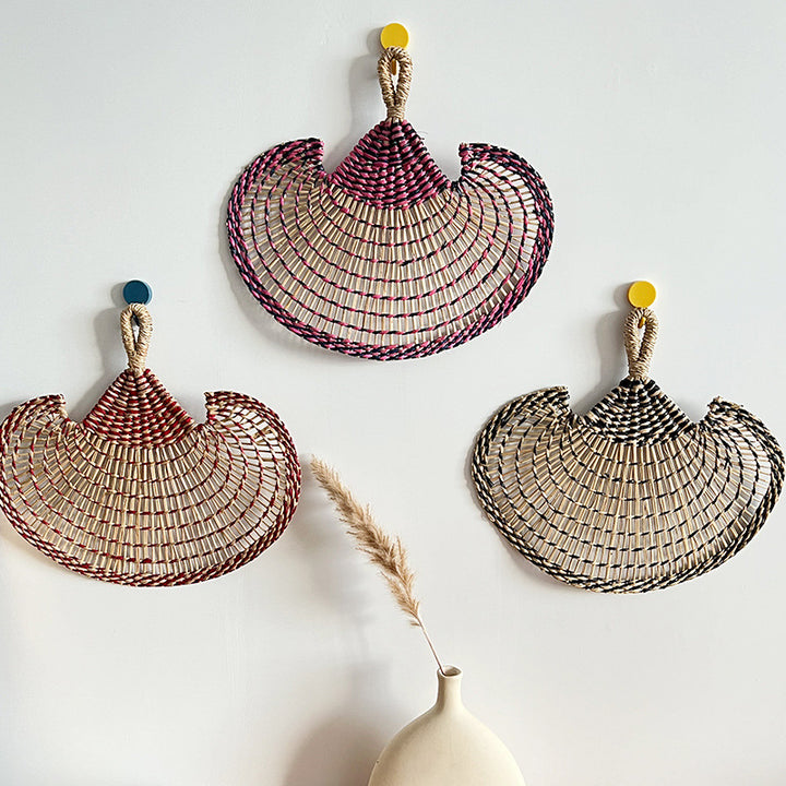 Women handmade fan made of natural materials Stornfield