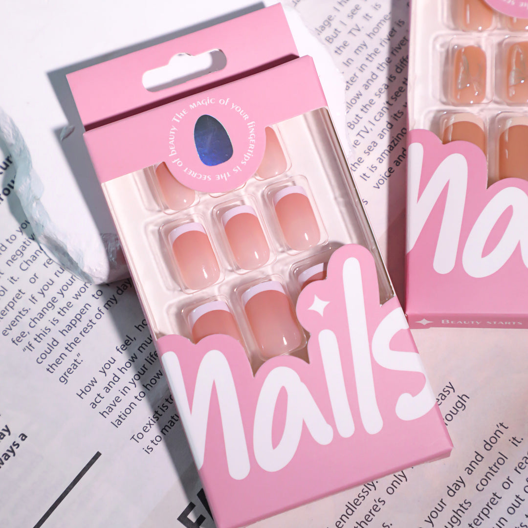 Elegant French Manicure Nail Art Stornfield