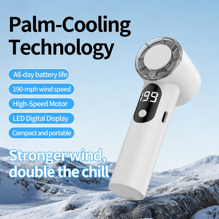 Unisex High-Performance Rechargeable Handheld Fan Stornfield