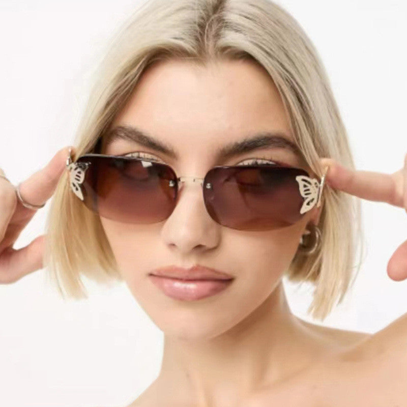 Ladies fashionable sunglasses with delicate butterfly design and protective lenses Stornfield