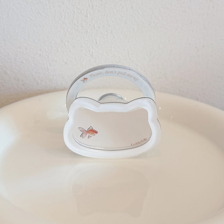 Romantic ceramic coaster with cat motif Stornfield