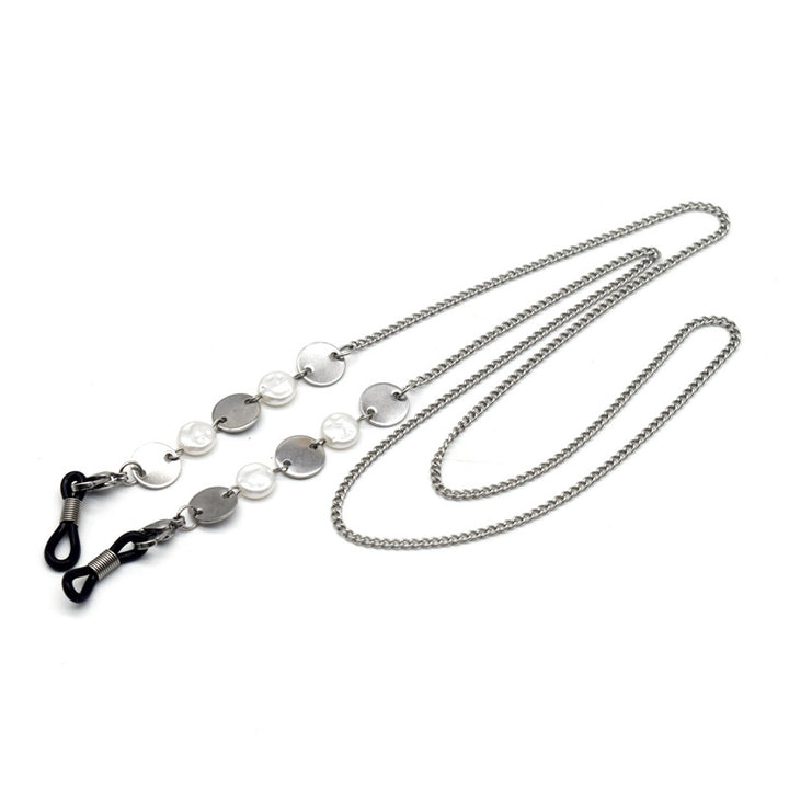 Elegant Metallic Chain Eyewear Holder Stornfield