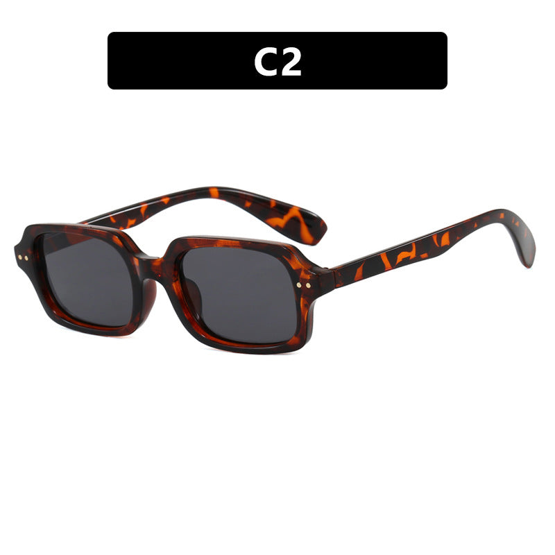 Ladies stylish square sunglasses with striking accents Stornfield