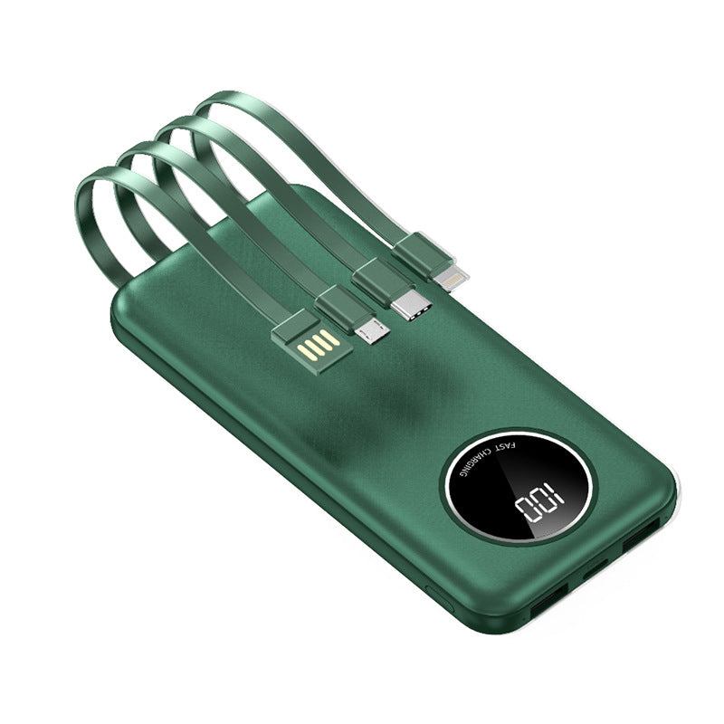 Multifunctional power bank with integrated cables Stornfield