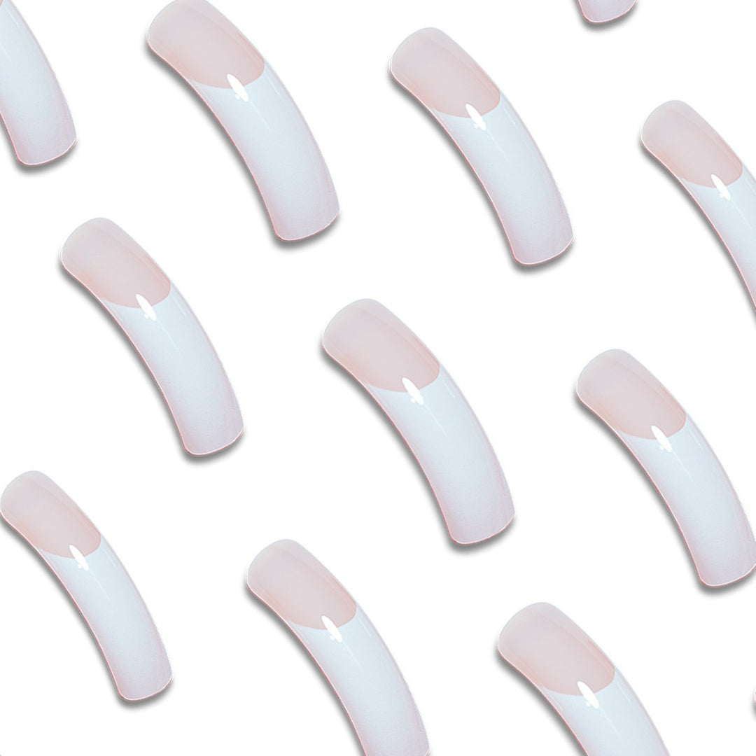 Premium French Tip Press-On Nails Stornfield