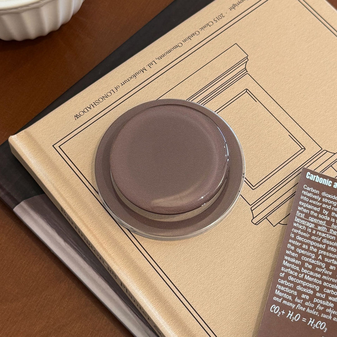 Elegant beef coaster made of high-quality glass Stornfield