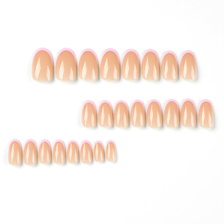 Shiny nail art with elegant French tips Stornfield