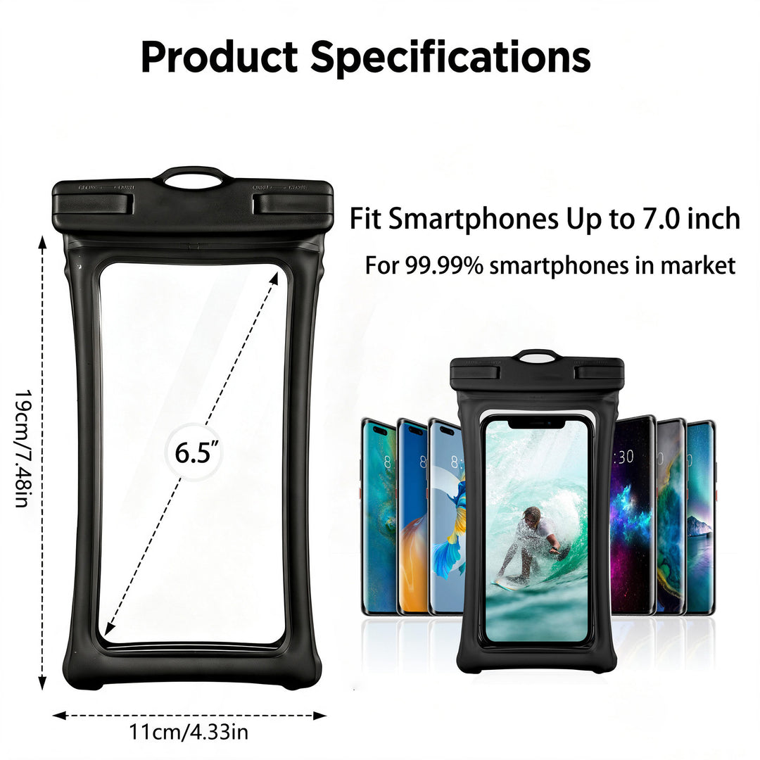 Waterproof smartphone holder with carrying strap Stornfield