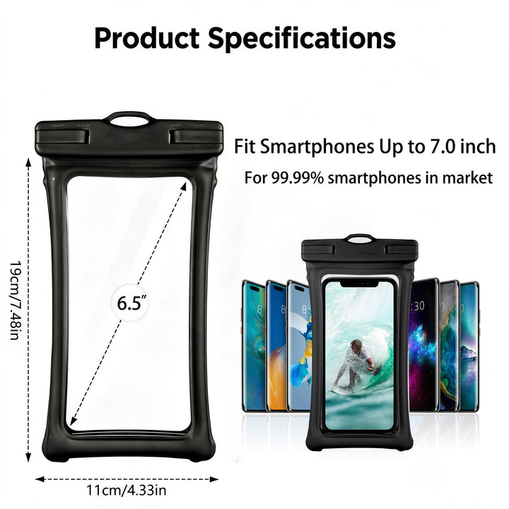 Waterproof smartphone holder with carrying strap Stornfield