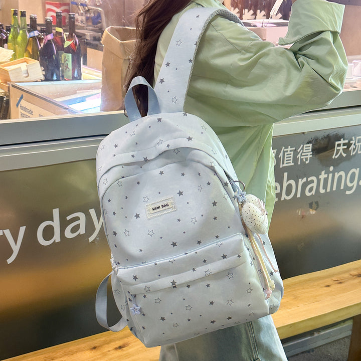 Star Patterned Casual Backpack Stornfield