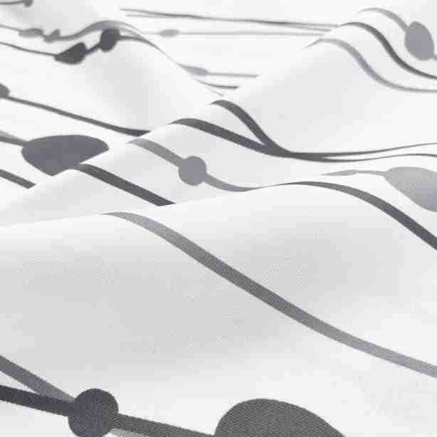 Modern Abstract Shower Curtain Stornfield