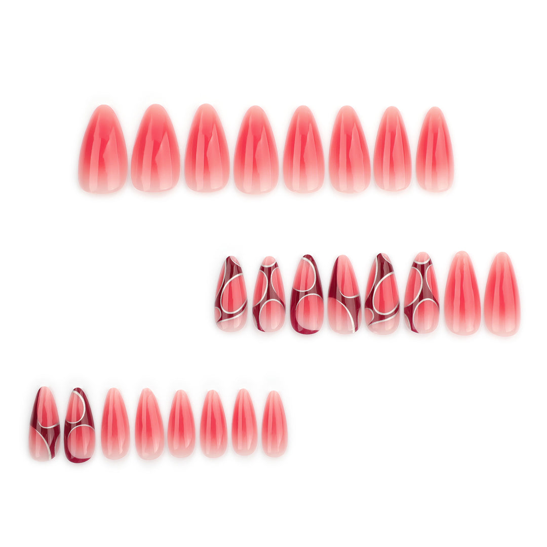 Artful and elegant stiletto nails Stornfield
