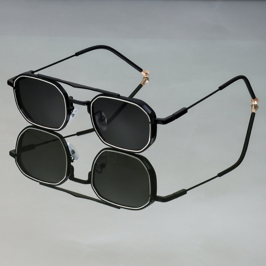 Women Designer Sunglasses with Elegant Metallic Frame Stornfield
