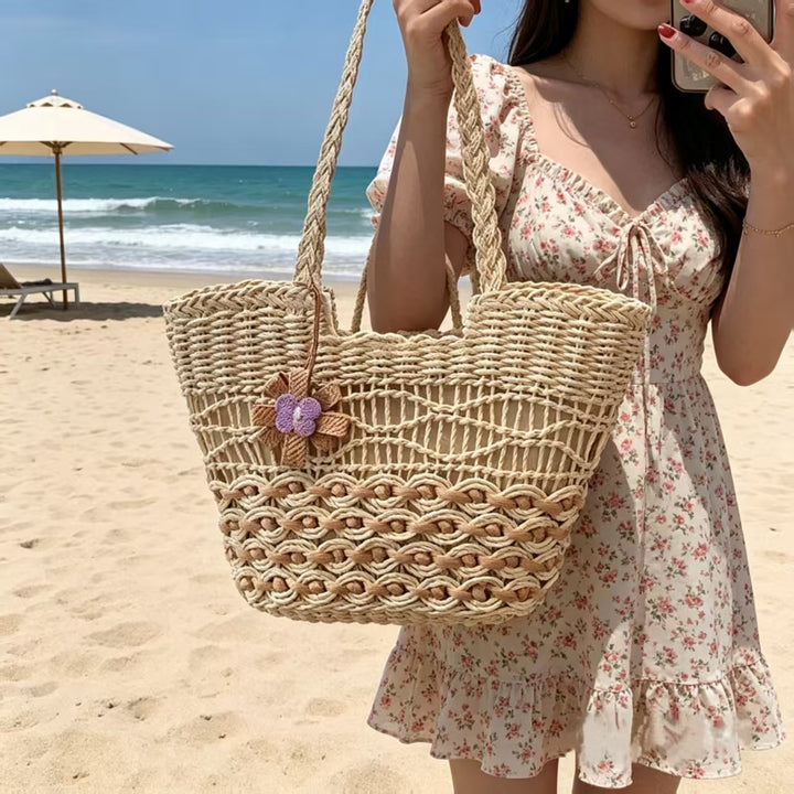 Braided Baste Beach Bag Stornfield