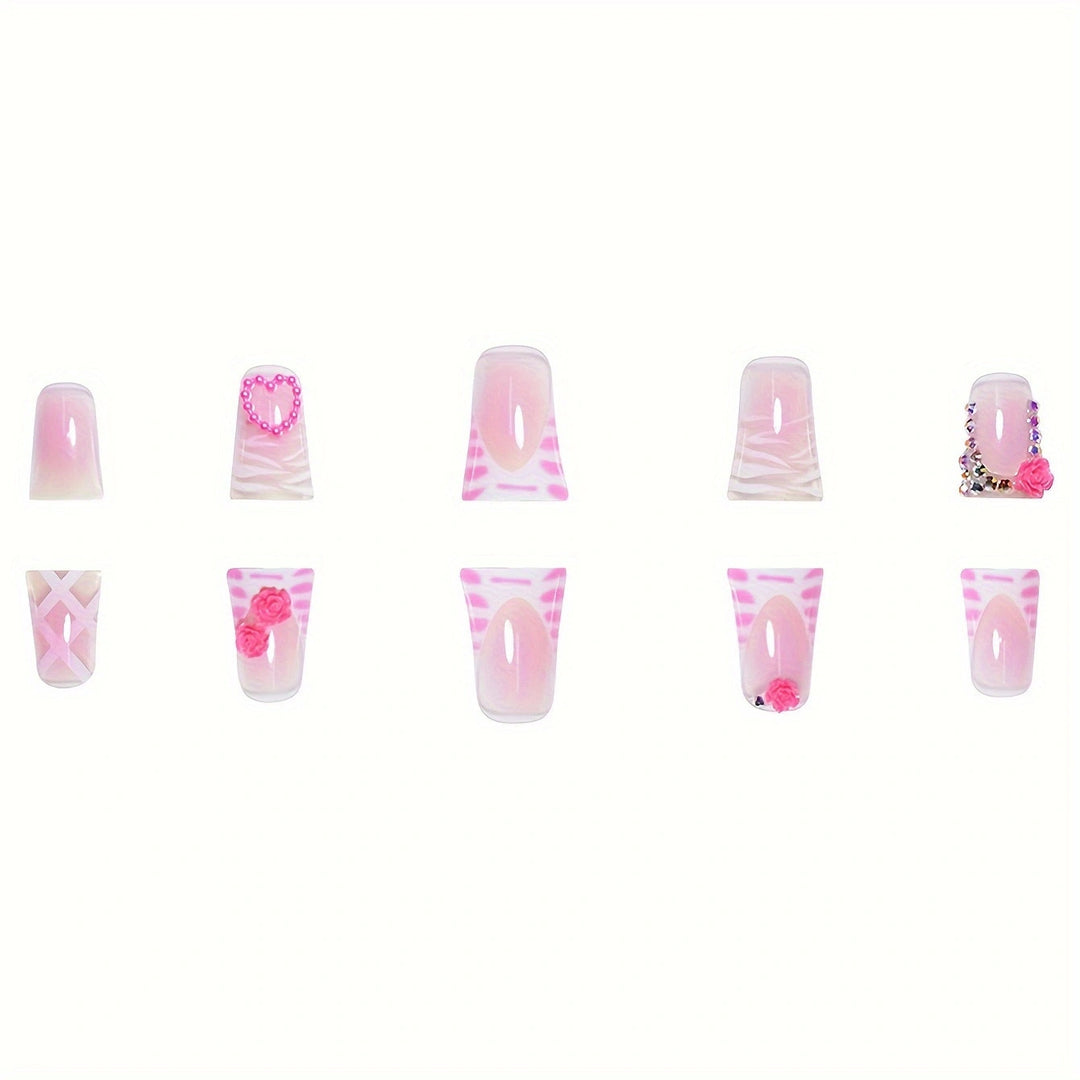 Decorative Floral Nail Art Set Stornfield