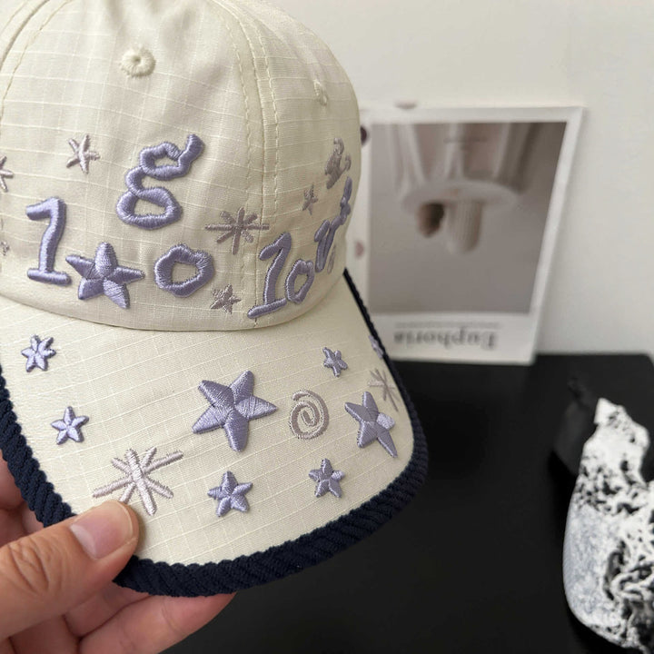 Women's Embroidered Star Pattern Baseball Cap Stornfield