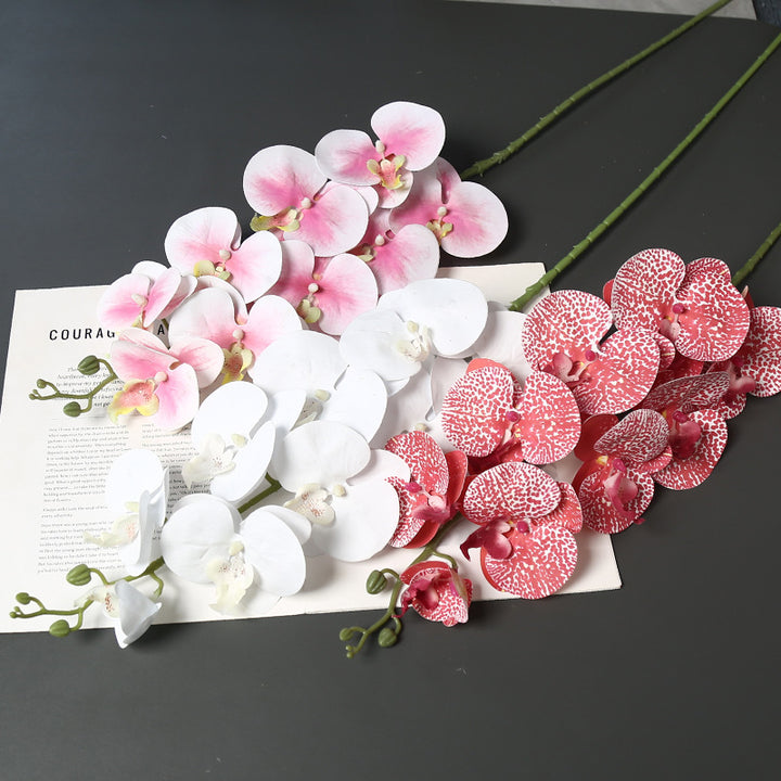 Decorative Faux Orchid Arrangement
