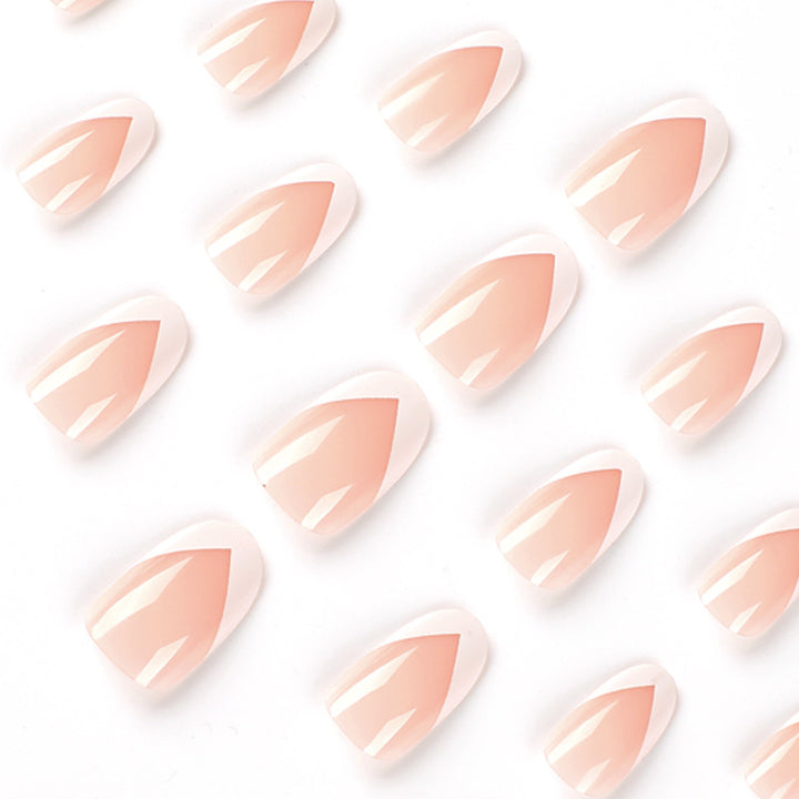Elegant Artificial Nails with French Tip Stornfield