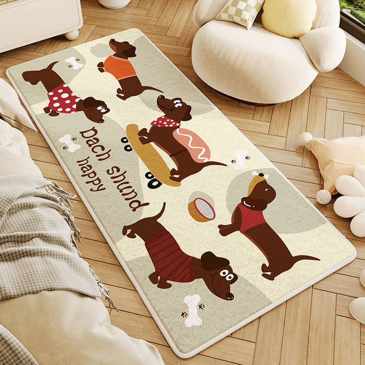 Cute Dog-Themed Area Rug