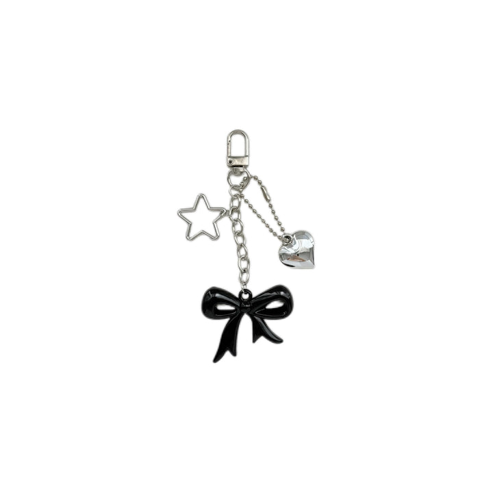 Playful Bow and Star Keychain Stornfield