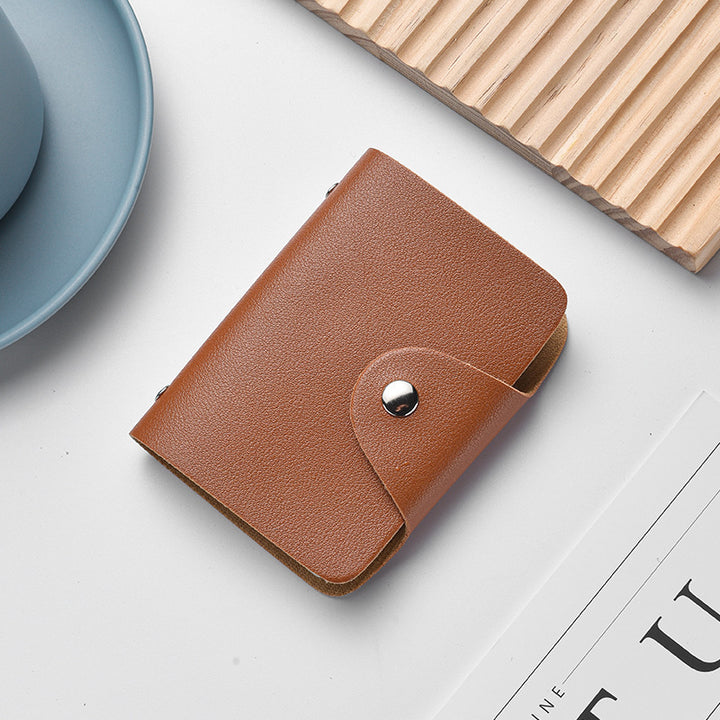 Compact Leather Cardholder Wallet Stornfield