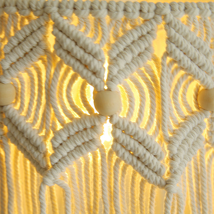 Decorative Macrame Hanging Light Fixture Stornfield