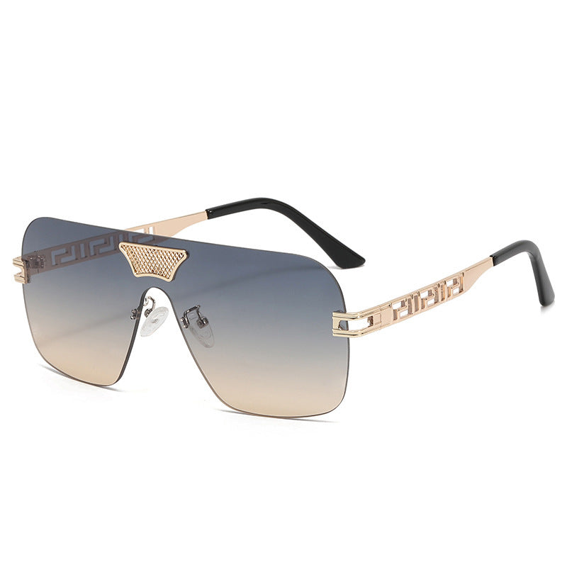 Women's fashionable sunglasses in a futuristic style with outstanding frame Stornfield