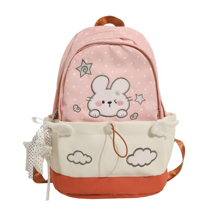 Backpack with Cute Rabbit Motif and Practical Compartments Stornfield