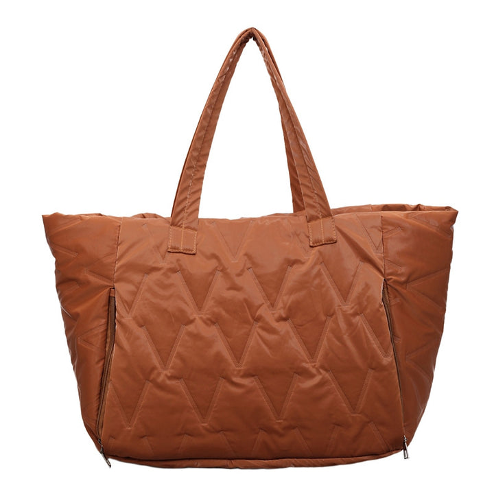 Spacious Quilted Travel Tote Stornfield