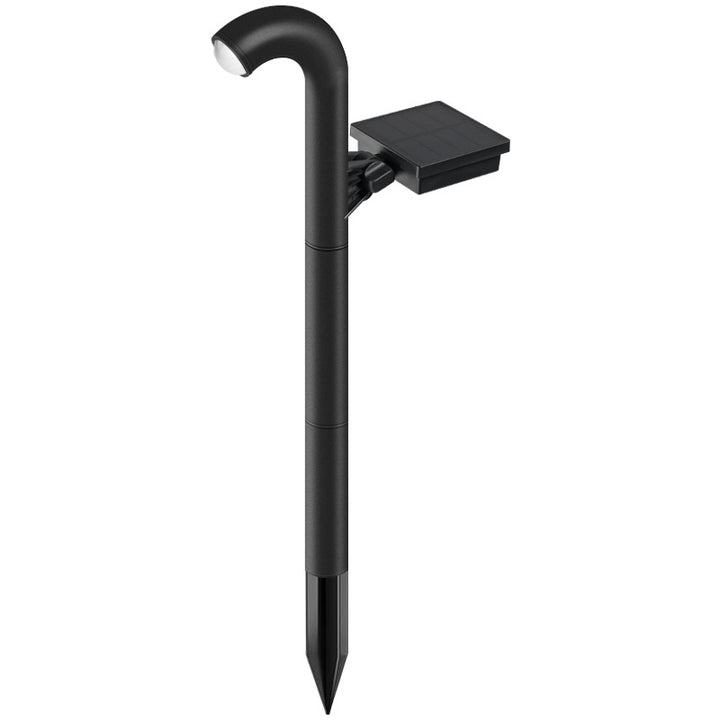 Decorative Solar Pathway Projection Lights With Adjustable Curved Head Stake Mount Stornfield