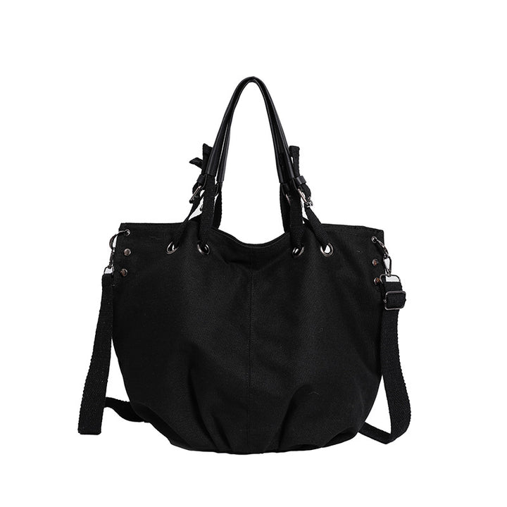 Casual Canvas Tote Bag with Adjustable Strap