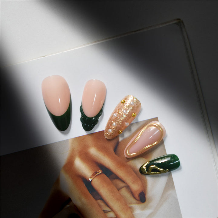 Glamorous Decorative Press-On Nail Art Stornfield