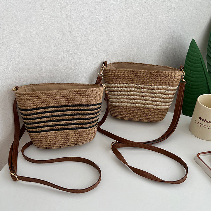 Handcrafted Straw Bag with Modern Design Stornfield