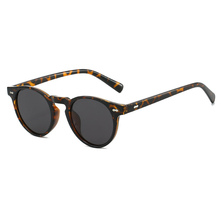 Ladies Vintage Sunglasses with Round Lenses and Transparent Frame Stornfield