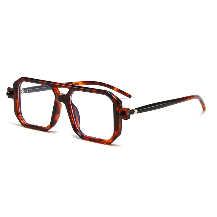 Women oversized rectangular glasses Stornfield