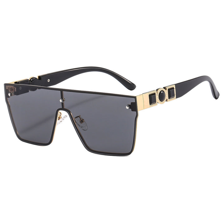 Women's oversized transparent sunglasses with fashionable frame Stornfield