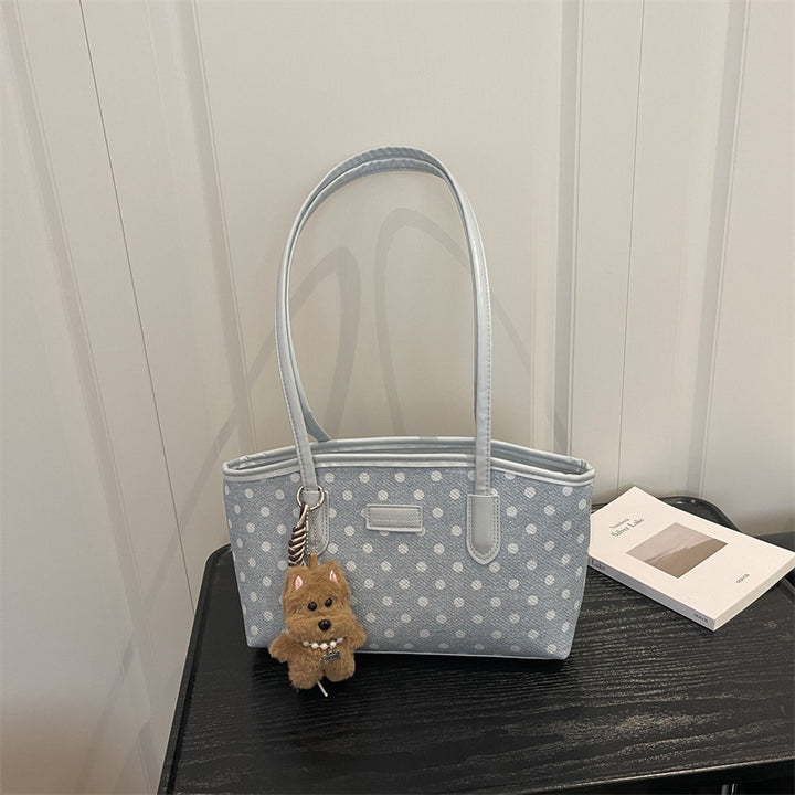 Elegant Polka Dot Tote Bag