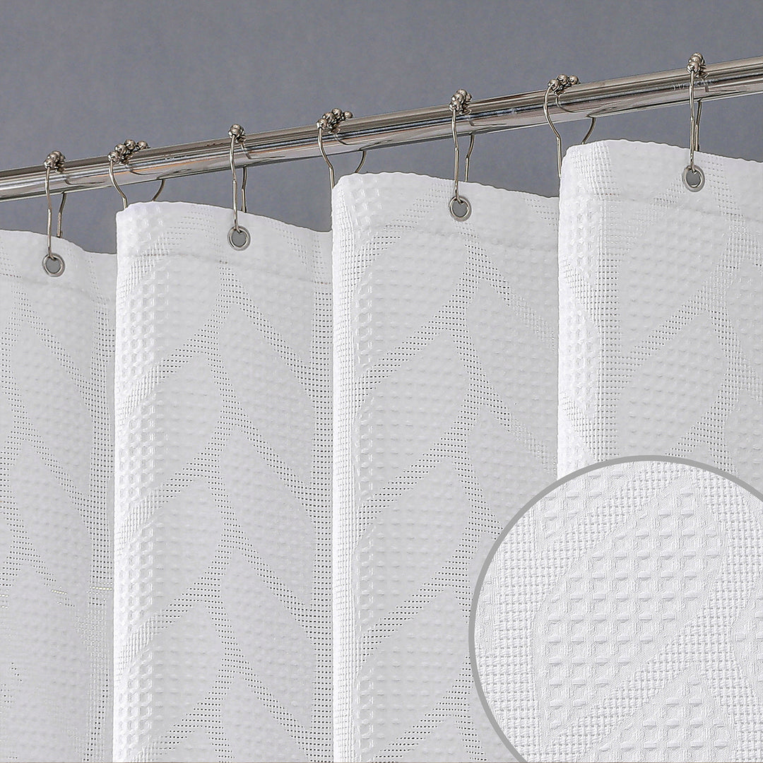 Textured Embossed Shower Curtain Stornfield