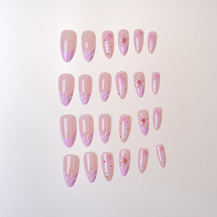Floral Art Press-On Nail Set Stornfield
