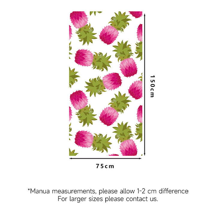 Beach towel with exotic pineapple and palm pattern Stornfield