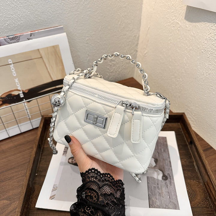 Quilted Mini Handheld Crossbody Bag