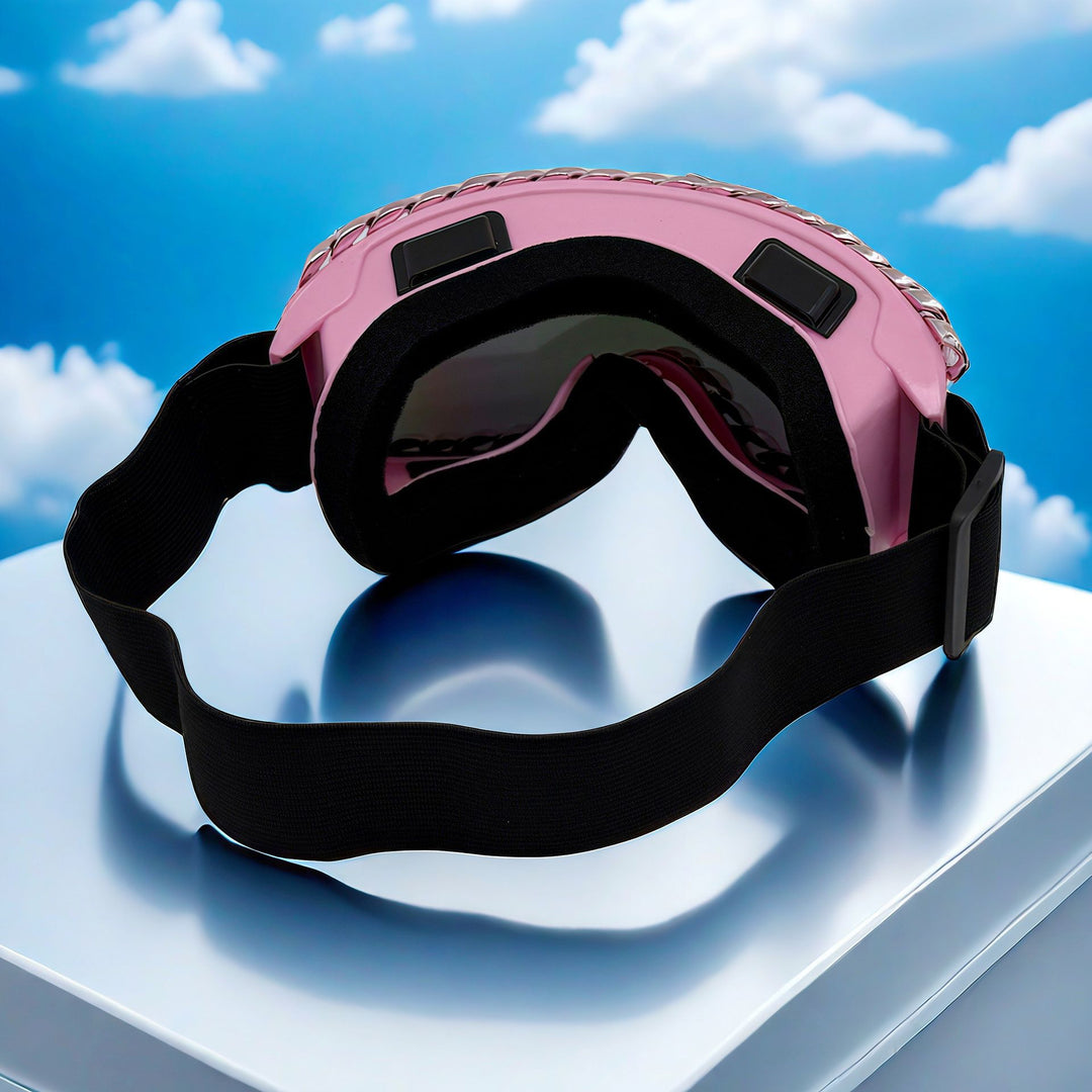 Women's ski goggles with glamorous rhinestone frame Stornfield