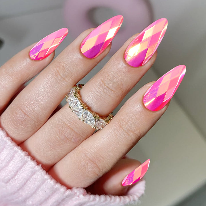Glittering Stiletto Nail Extensions Stornfield