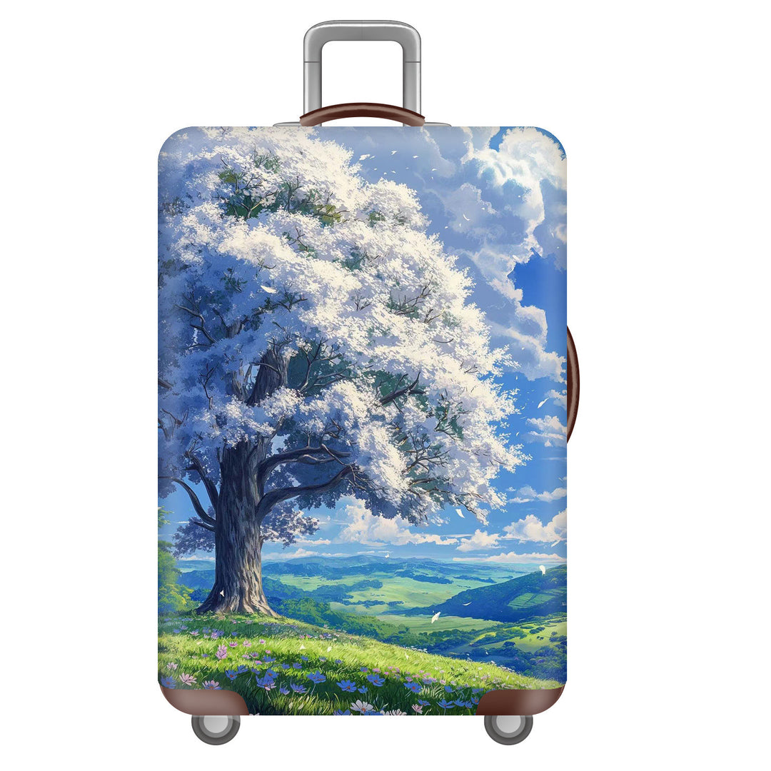 Unisex Hard-shell Suitcase with Impressive Futuristic City Design Stornfield