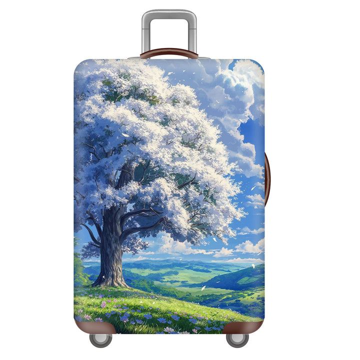 Unisex Hard-shell Suitcase with Impressive Futuristic City Design Stornfield