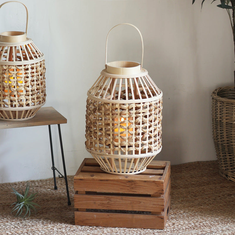 Handcrafted Rattan Lantern Stornfield