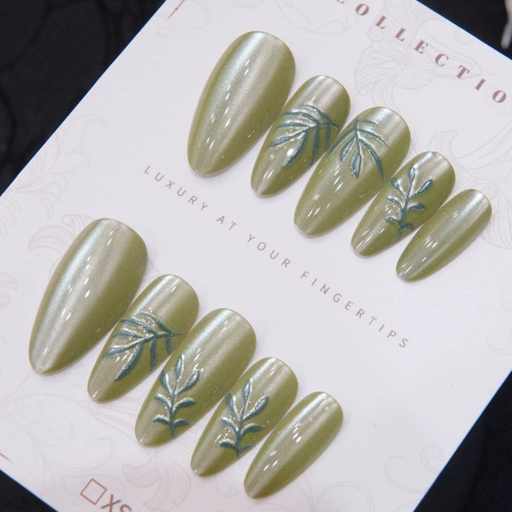 Artfully Designed Press-On Nail Set